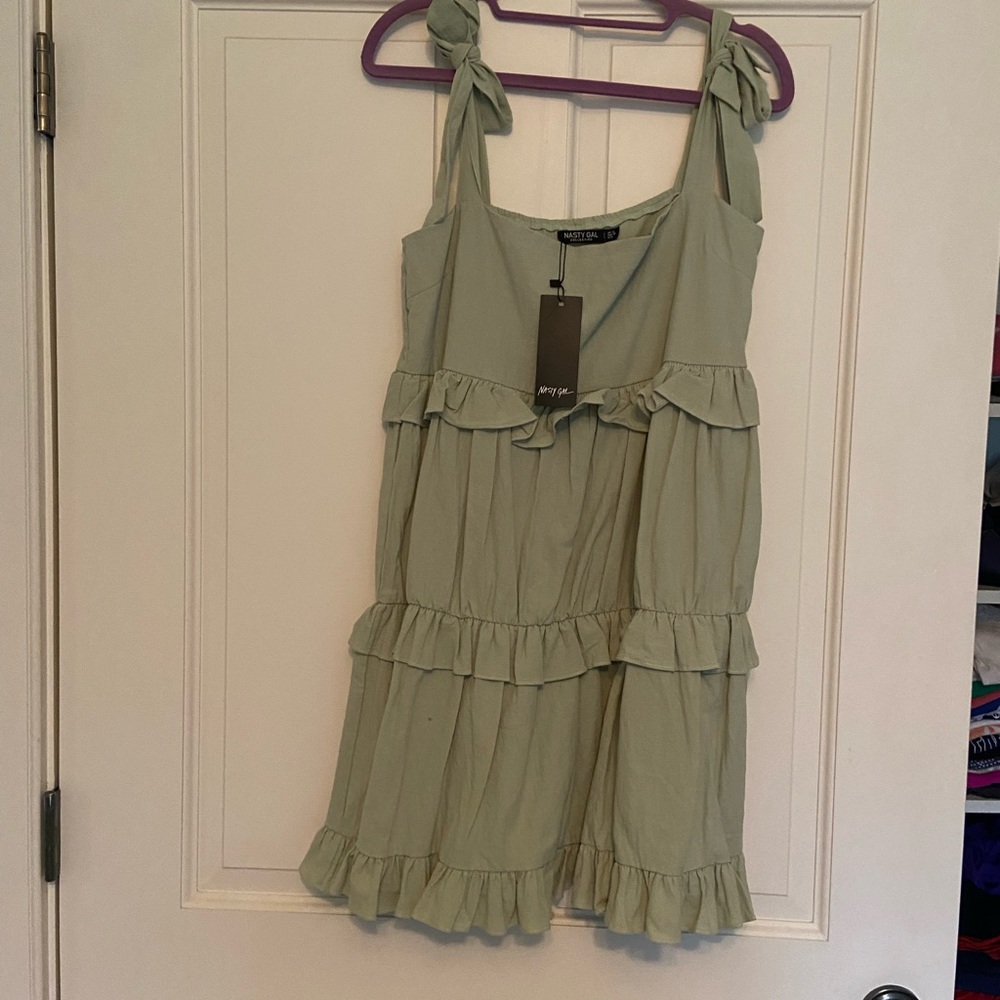 Green sundress.